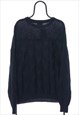 VINTAGE CHEMISE LACOSTE 80S NAVY JUMPER MENS