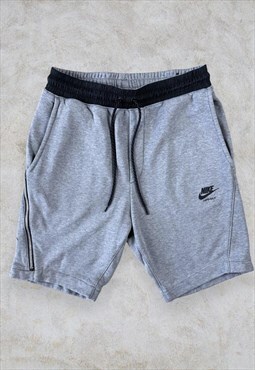Nike Air Max Sweat Shorts Grey Tech Fleece Men's Small