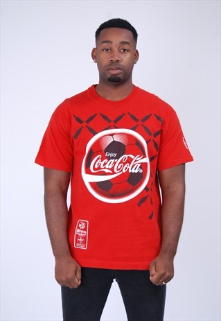 VINTAGE EURO 96 COCA-COLA FOOTBALL T-SHIRT