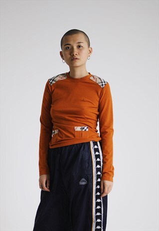 RARE BURBERRY LONG SLEEVE TOP