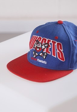 Vintage Mitchell & Ness Nuggets Cap Blue NBA Snapback Hat