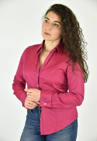 VINTAGE 90'S BANANA REPUBLIC PINK SHIRT SIZE MED