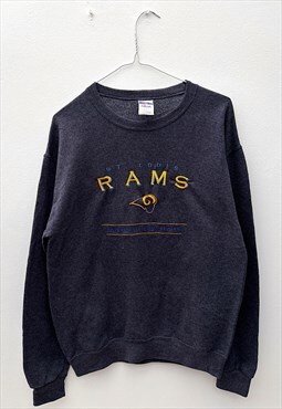 Vintage St Louis rams grey NFL sweatshirt small 