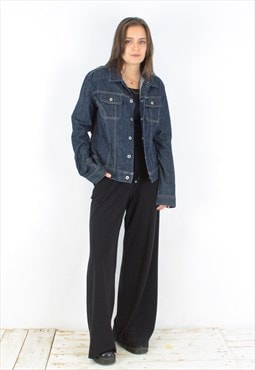 Synergic XL Dry Denim Raw Jacket Blue Jeans Blazer Coat