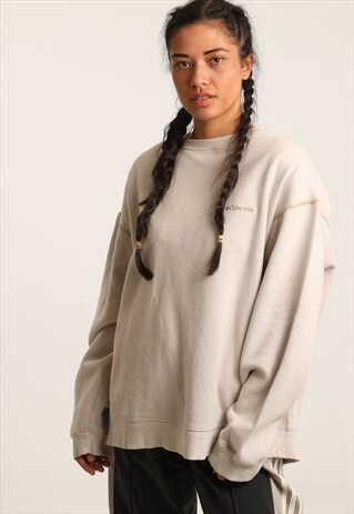 VINTAGE COLUMBIA EMBROIDERED SPELL OUT SWEATSHIRT