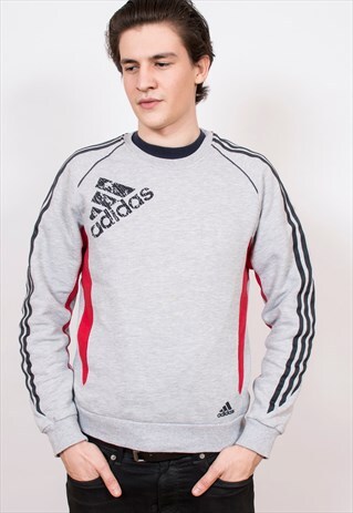 ADIDAS GREY SWEATSHIRT S