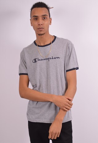 VINTAGE CHAMPION T-SHIRT TOP GREEN