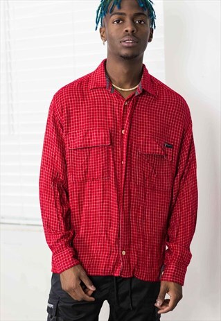 VINTAGE TOMMY JEANS HILFIGER LOGO SHIRT 90S M 13.4