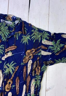 vintage Hawaiian festival shirt 