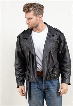 Vintage 90's Leather Fringe Jacket
