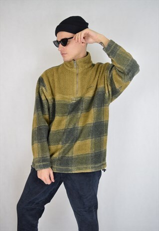 VINTAGE MULTICOLOUR OVERSIZE GRAPHIC FLEECE SWEATSHIRT