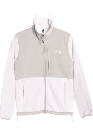 VINTAGE THE NORTH FACE GREY ZIP UP DENAL FLEECE
