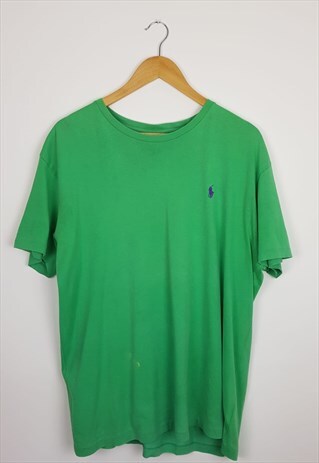 VINTAGE POLO RALPH LAUREN POLO T-SHIRT GREEN