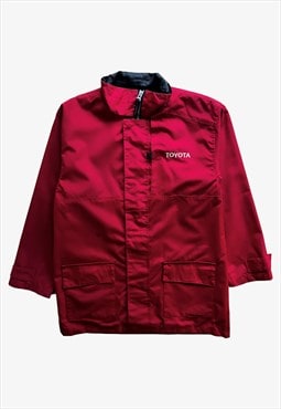 Vintage 90s Men's Toyota Red Jacket