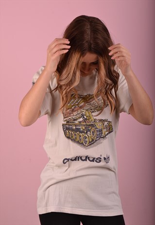 CREAM ADIDAS T-SHIRT GBT4461