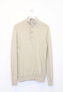 Vintage GAP knit sweatshirt in beige. Best fits M
