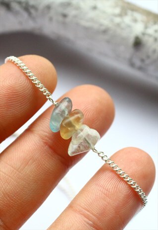 MULTI GEMSTONES BOHO STRAND NECKLACE