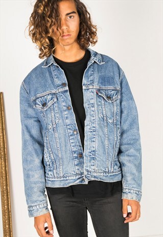 VINTAGE 80S LEVIS WINTER BLANKET JACKET / R1100R131