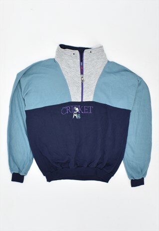 VINTAGE 90'S SWEATSHIRT JUMPER BLUE
