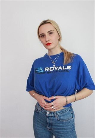 VINTAGE 90S ROYALS LEE USA BASEBALL OVERSIZED T-SHIRT UNISEX