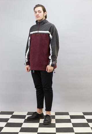 SKATER 1/4 FLEECE SWEATSHIRT