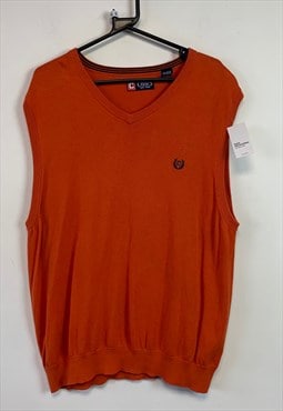 Orange Chaps Jumper Vest XL