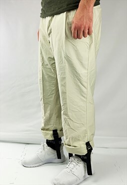 Vintage Nike Cargo Trousers in Cream