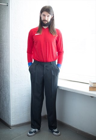 VINTAGE 80'S SMART GREY TROUSERS