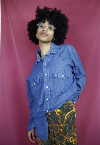 DENIM OVERSIZED SHIRT