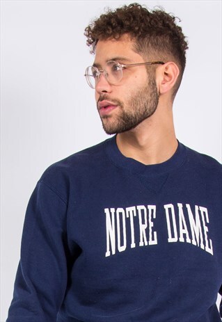 RUSSELL ATHLETIC SWEATSHIRT NOTRE DAME USA COLLEGE
