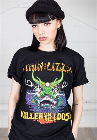 THIN LIZZY KILLER ON THE LOOSE UNISEX T-SHIRT