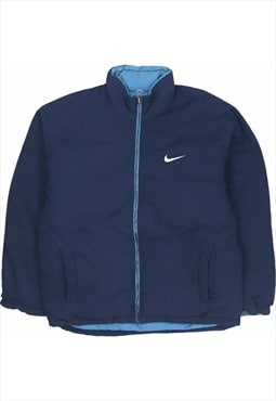 Vintage 90's Nike Puffer Jacket Swoosh Zip Up