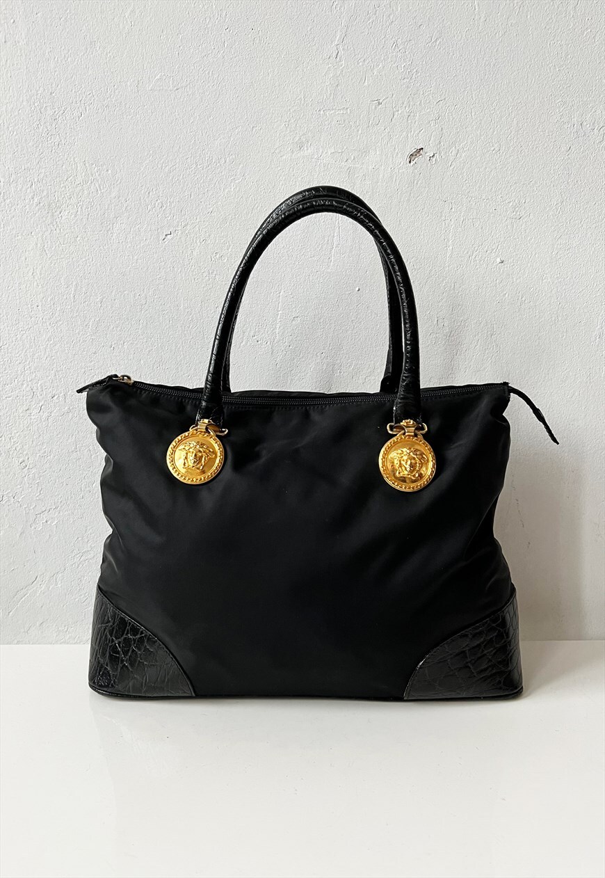 asos versace bag