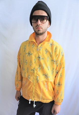 VINTAGE WINDBREAKER PARACHUTE TRACKSUIT SPORTS JACKET RUN