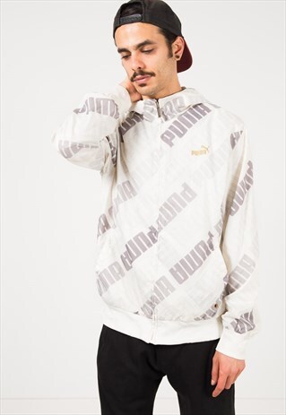 VINTAGE 80S PUMA SHELL SPORT JACKET / S1239