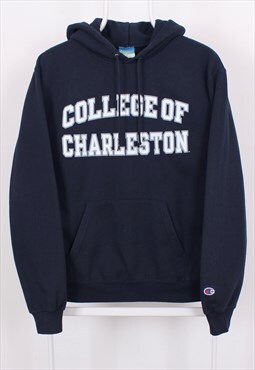 Champion Hoodie / Jumper in Navy colour, College, Vintage.