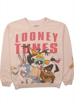 Vintage 90's Loovey Tunes Sweatshirt Spellout Crew Neck