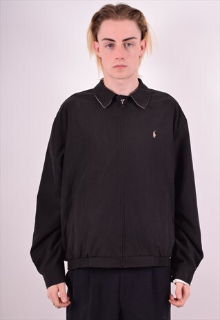 POLO RALPH LAUREN MENS VINTAGE HARRINGTON JACKET LARGE 90S