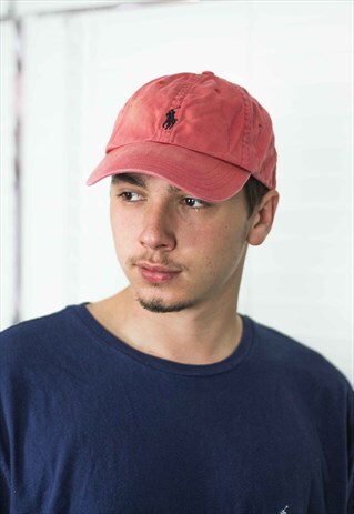 VINTAGE POLO RALPH LAUREN BASEBALL CAP HAT 90S X 2.9