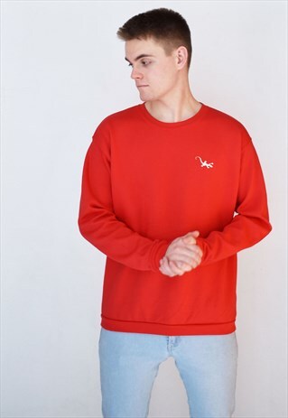 RED LIZARD (WHITE) SWEATSHIRT