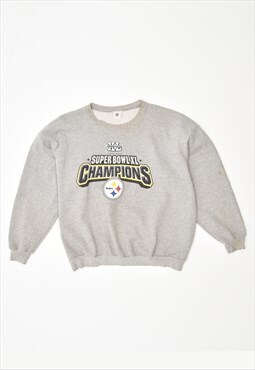 NFL SuperBowl XL Champion Sweatshirt Jumper Grey
