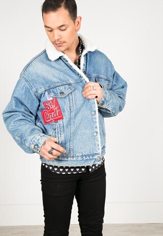 LAST UNIT SALE / VINTAGE 80S LEVI'S WINTER SHEEPSKIN JACKET