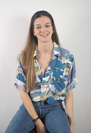 VINTAGE ABSTRACT EURO SHIRT
