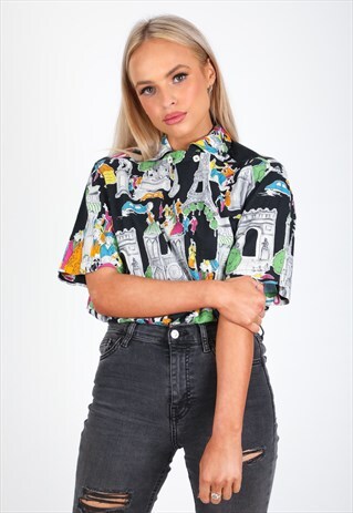 VINTAGE UNBRANDED PATTERN SHIRT S56