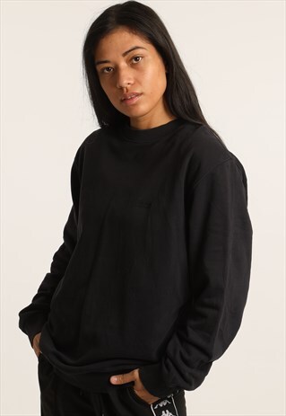 VINTAGE HUGO BOSS EMBROIDERED SPELLOUT SWEATSHIRT