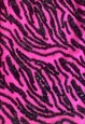 TOKOFOXX SEQUIN FESTIVAL BIKINI NEON PINK TIGER PRINT