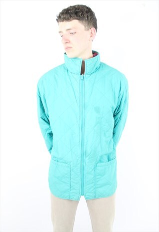VINTAGE FILA GREEN QUILTED JACKET