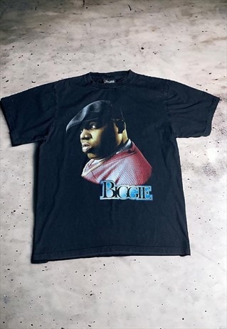  Vintage Y2K Biggie Rapper Print Hip Hop Tshirt