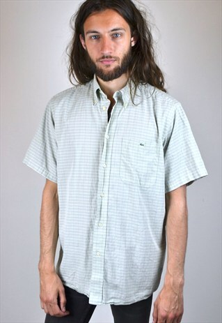 VINTAGE 90'S LACOSTE CHECKED SHIRT