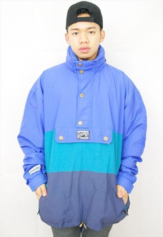 CRAZY PRINT PUFFER SKI JACKET/WINDBREAKER